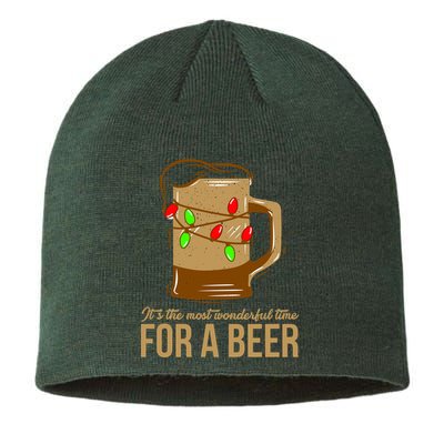 It's The Most Wonderful Time For A Beer Sustainable Beanie