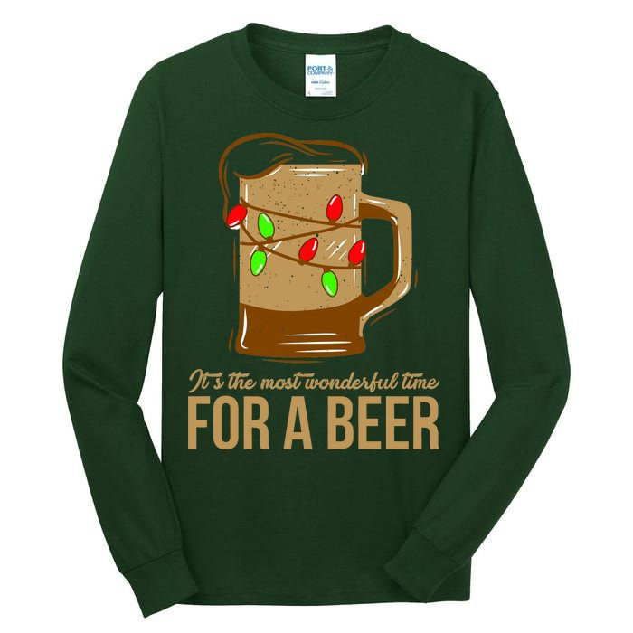 It's The Most Wonderful Time For A Beer Tall Long Sleeve T-Shirt