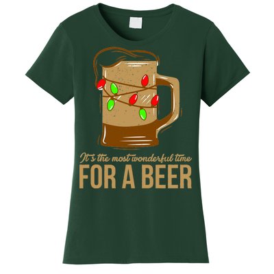 It's The Most Wonderful Time For A Beer Women's T-Shirt