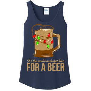 It's The Most Wonderful Time For A Beer Ladies Essential Tank