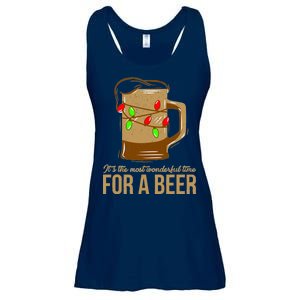 It's The Most Wonderful Time For A Beer Ladies Essential Flowy Tank