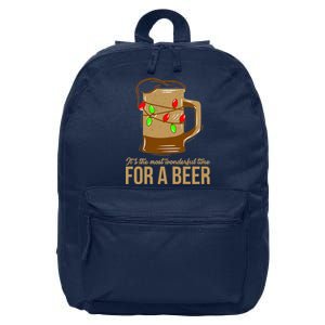 It's The Most Wonderful Time For A Beer 16 in Basic Backpack