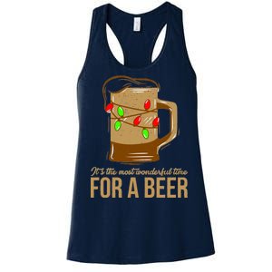 It's The Most Wonderful Time For A Beer Women's Racerback Tank