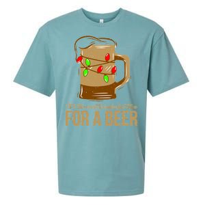 It's The Most Wonderful Time For A Beer Sueded Cloud Jersey T-Shirt