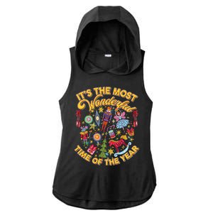 It's The Most Wonderful Time Of The Year Ladies PosiCharge Tri-Blend Wicking Draft Hoodie Tank