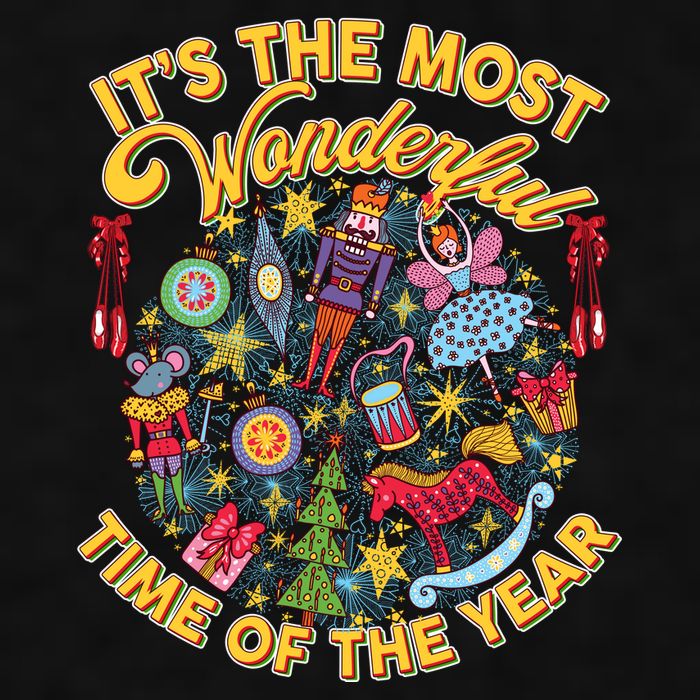 It's The Most Wonderful Time Of The Year Ladies PosiCharge Tri-Blend Wicking Tank