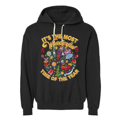 It's The Most Wonderful Time Of The Year Garment-Dyed Fleece Hoodie