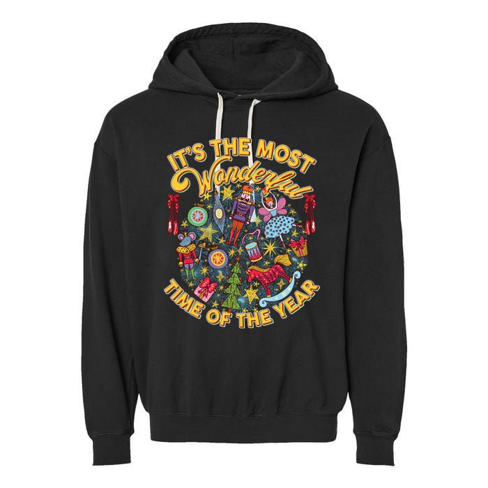 It's The Most Wonderful Time Of The Year Garment-Dyed Fleece Hoodie