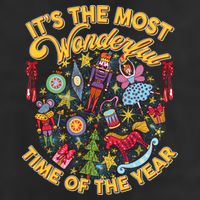 It's The Most Wonderful Time Of The Year Garment-Dyed Fleece Hoodie