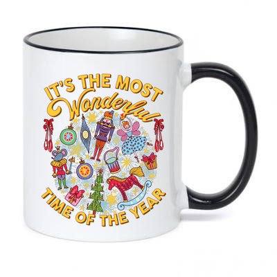 It's The Most Wonderful Time Of The Year 11oz Black Color Changing Mug