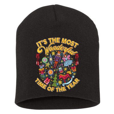 It's The Most Wonderful Time Of The Year Short Acrylic Beanie
