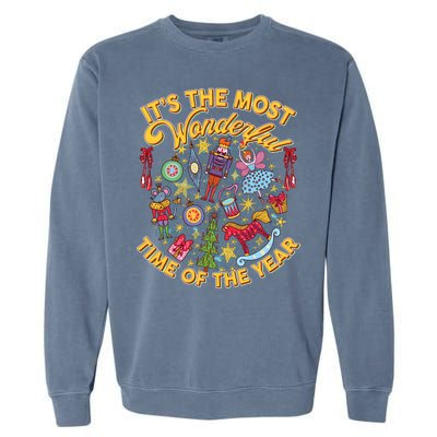 It's The Most Wonderful Time Of The Year Garment-Dyed Sweatshirt