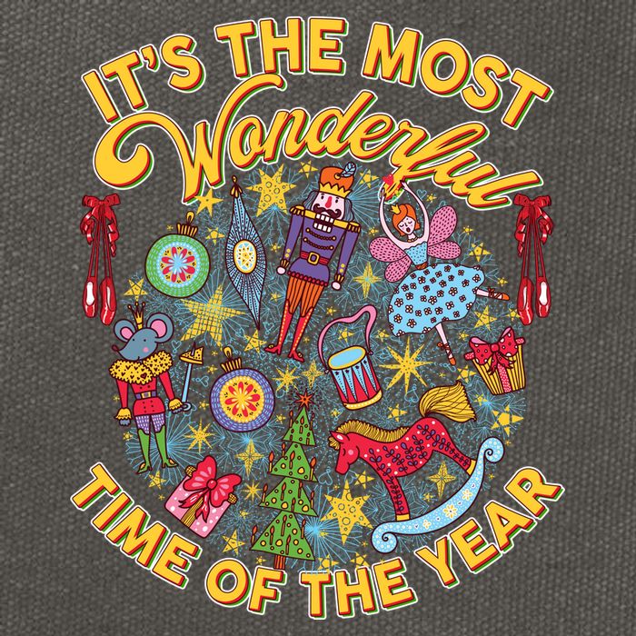 It's The Most Wonderful Time Of The Year Cotton Canvas Backpack