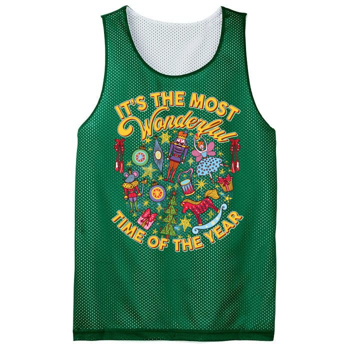 It's The Most Wonderful Time Of The Year Mesh Reversible Basketball Jersey Tank