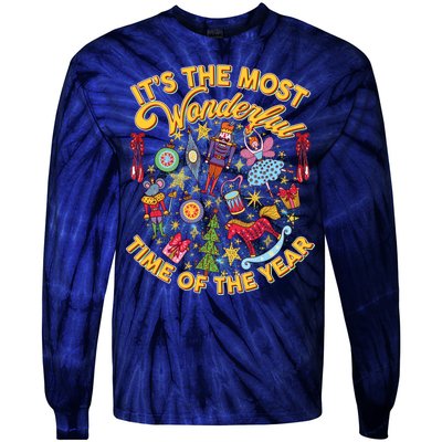 It's The Most Wonderful Time Of The Year Tie-Dye Long Sleeve Shirt