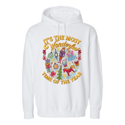 It's The Most Wonderful Time Of The Year Garment-Dyed Fleece Hoodie