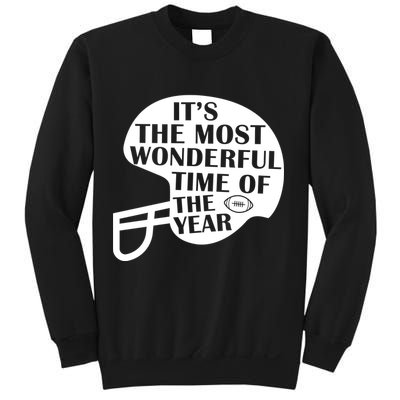 It's The Most Wonderful Time Of The Year Football Sweatshirt