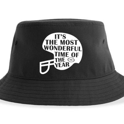 It's The Most Wonderful Time Of The Year Football Sustainable Bucket Hat