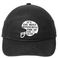 It's The Most Wonderful Time Of The Year Football 7-Panel Snapback Hat