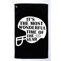 It's The Most Wonderful Time Of The Year Football Golf Towel