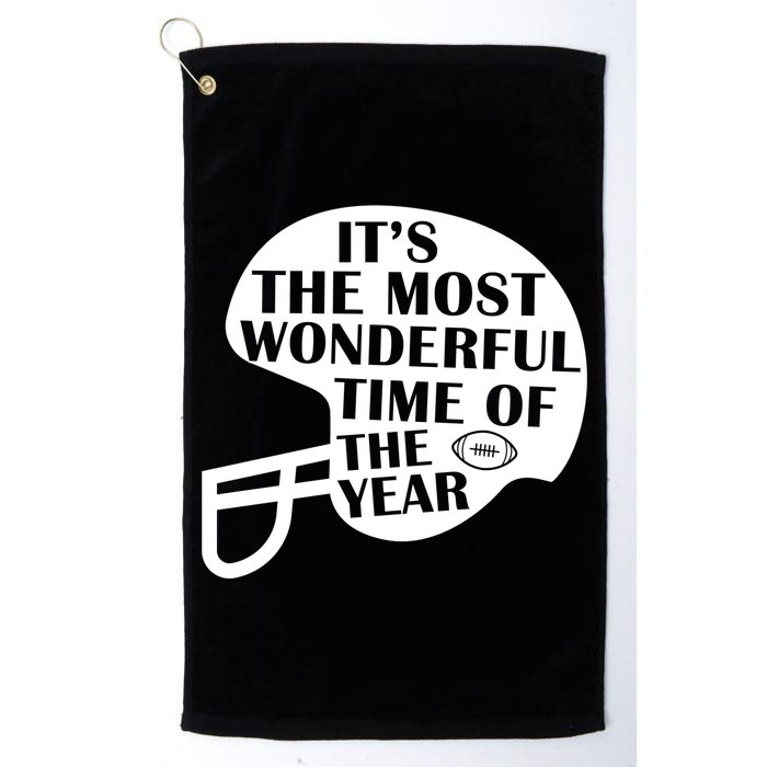 It's The Most Wonderful Time Of The Year Football Golf Towel