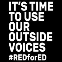 It's Time To Use Our Outside Voice Red For Ed Impact Tech Backpack