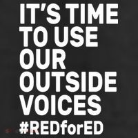 It's Time To Use Our Outside Voice Red For Ed Beanie