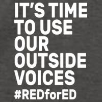 It's Time To Use Our Outside Voice Red For Ed Vector Backpack