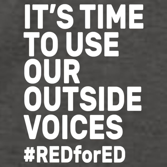 It's Time To Use Our Outside Voice Red For Ed Vector Backpack