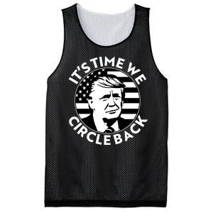 It's Time We Circle Back Trump 2024 Election Mesh Reversible Basketball Jersey Tank