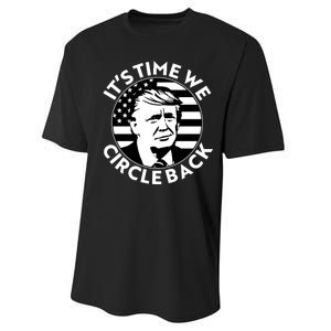 It's Time We Circle Back Trump 2024 Election Performance Sprint T-Shirt