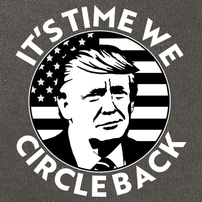 It's Time We Circle Back Trump 2024 Election Cotton Canvas Backpack