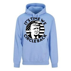 It's Time We Circle Back Trump 2024 Election Unisex Surf Hoodie