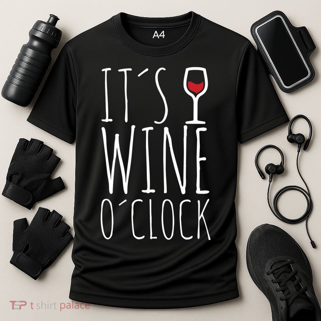 It's Wine O'Clock Performance Shirt