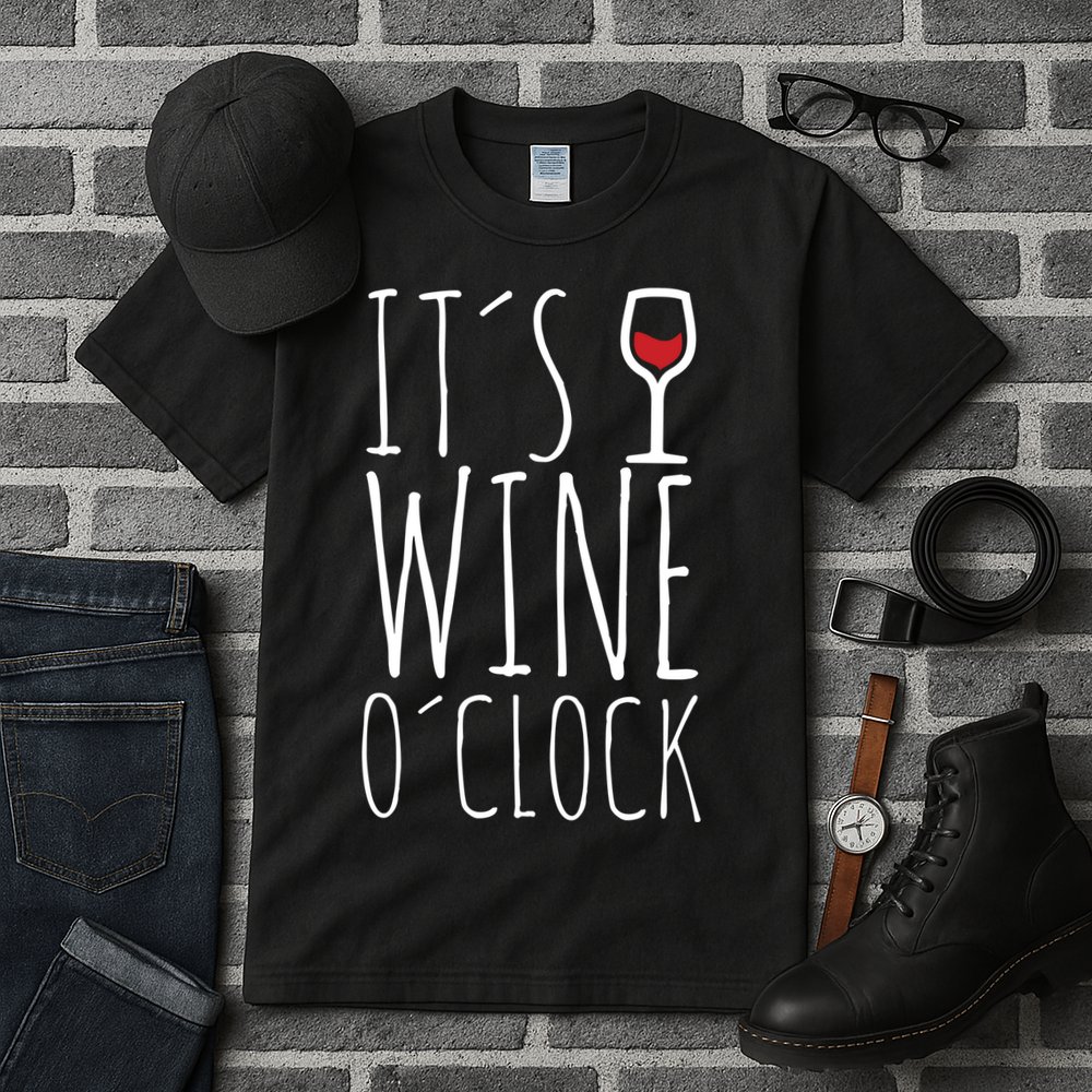 It's Wine O'Clock Tall T-Shirt