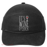 It's Wine O'Clock 7-Panel Snapback Hat