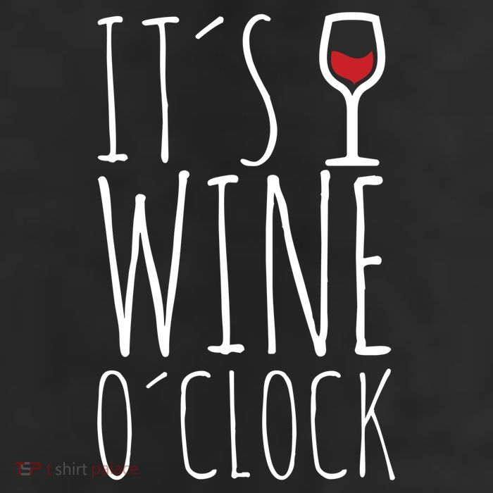 It's Wine O'Clock 11oz C Handle Ceramic Mug