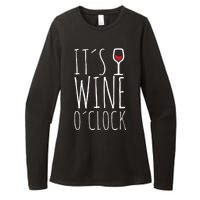 It's Wine O'Clock Womens CVC Long Sleeve Shirt