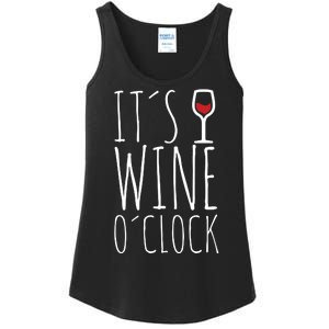 It's Wine O'Clock Ladies Essential Tank