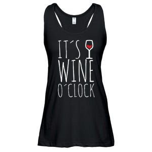 It's Wine O'Clock Ladies Essential Flowy Tank