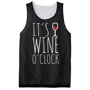 It's Wine O'Clock Mesh Reversible Basketball Jersey Tank