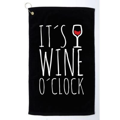 It's Wine O'Clock Golf Towel