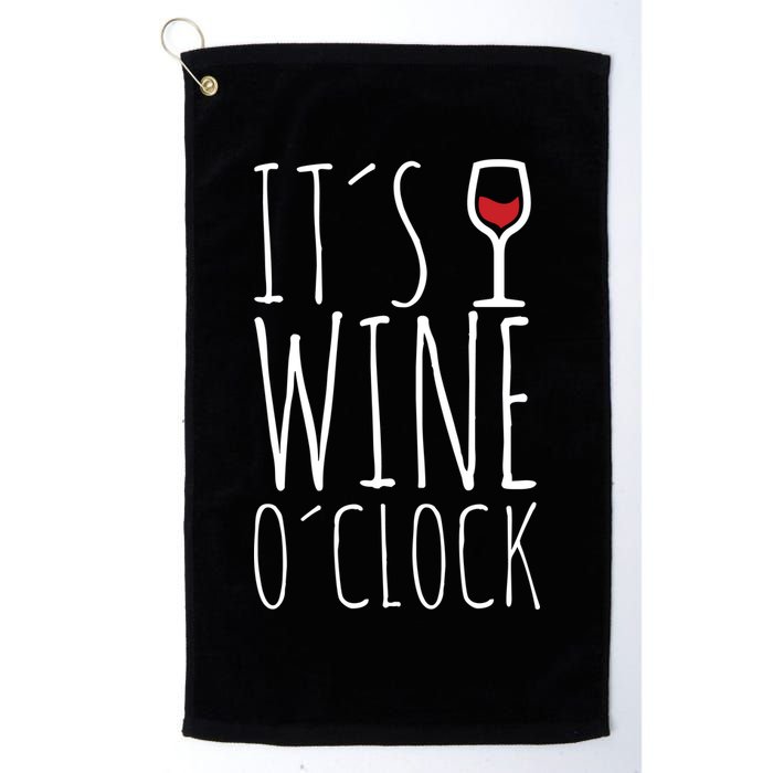 It's Wine O'Clock Golf Towel