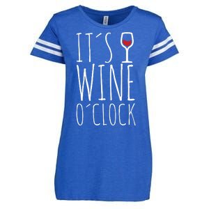 It's Wine O'Clock Enza Ladies Jersey Football T-Shirt