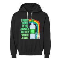 It's Worth a Shot of Vodka Garment-Dyed Fleece Hoodie