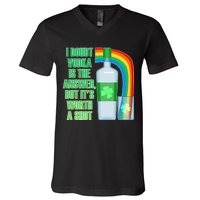 It's Worth a Shot of Vodka V-Neck T-Shirt