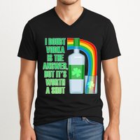 It's Worth a Shot of Vodka V-Neck T-Shirt