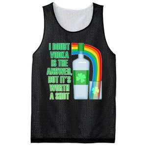 It's Worth a Shot of Vodka Mesh Reversible Basketball Jersey Tank