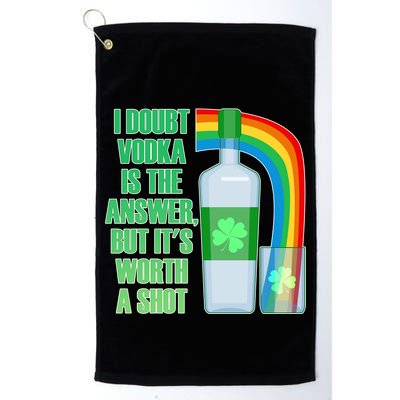 It's Worth a Shot of Vodka Golf Towel