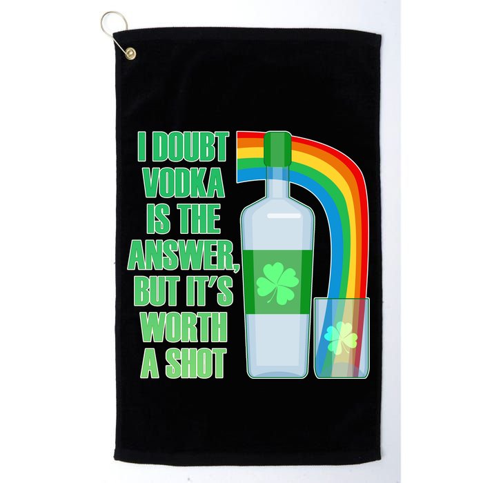 It's Worth a Shot of Vodka Golf Towel